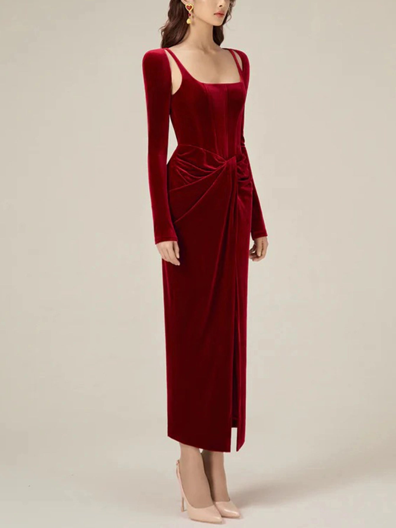 Stunning Velvet Maxi Dress