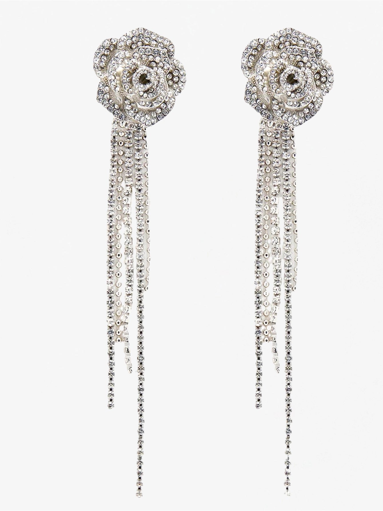 Flower Tassel Earrings