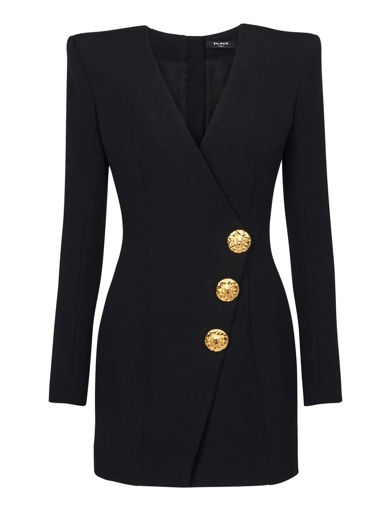 Blazer Dress with Gold Buttons