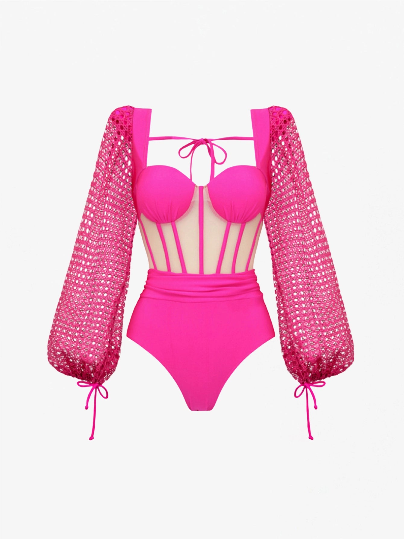 Stylish  Mesh Swimsuit