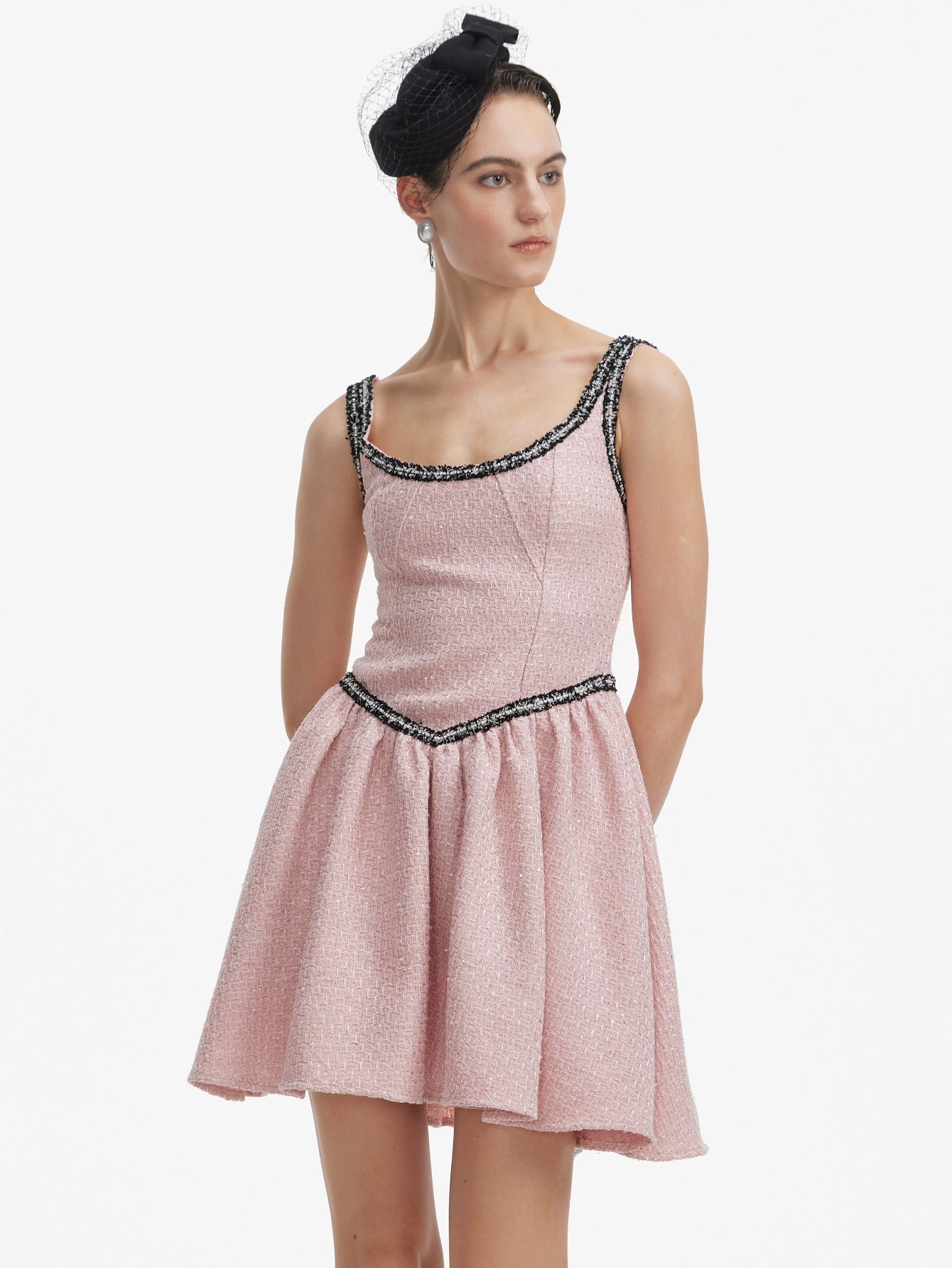 Elegant Tweed Cocktail Dress