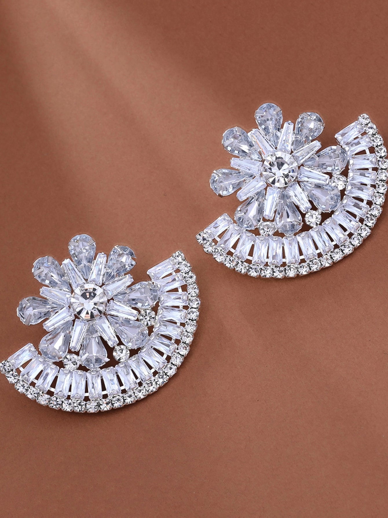 Vintage rhinestone earrings