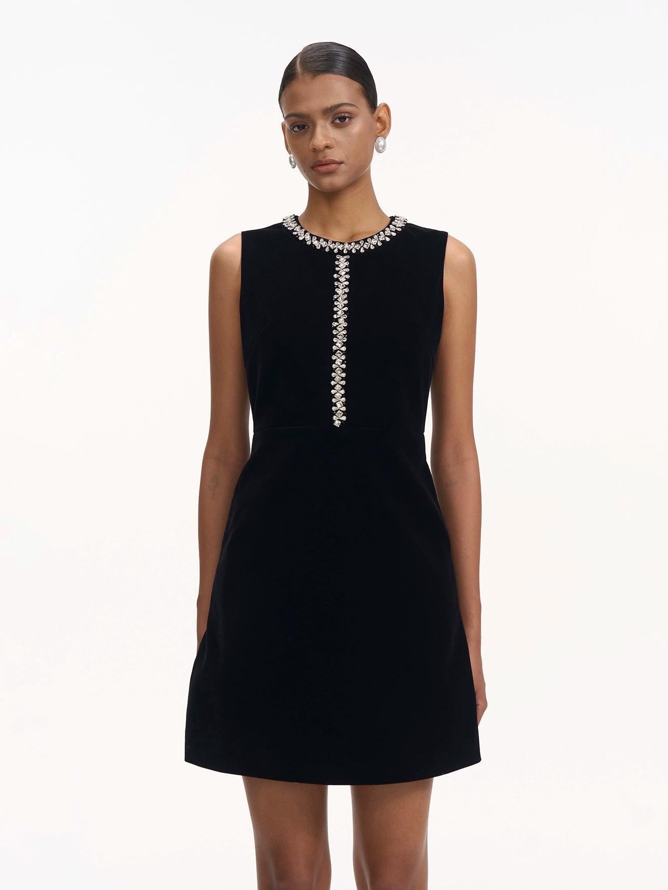 Beaded Midi Dress Elegance