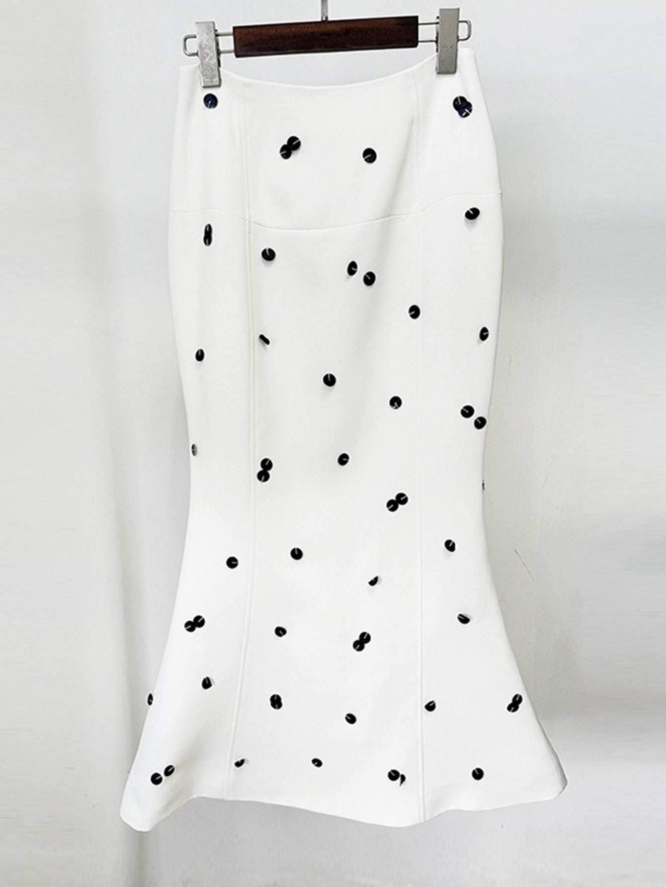 Polka Dot Blazer Skirt Suit