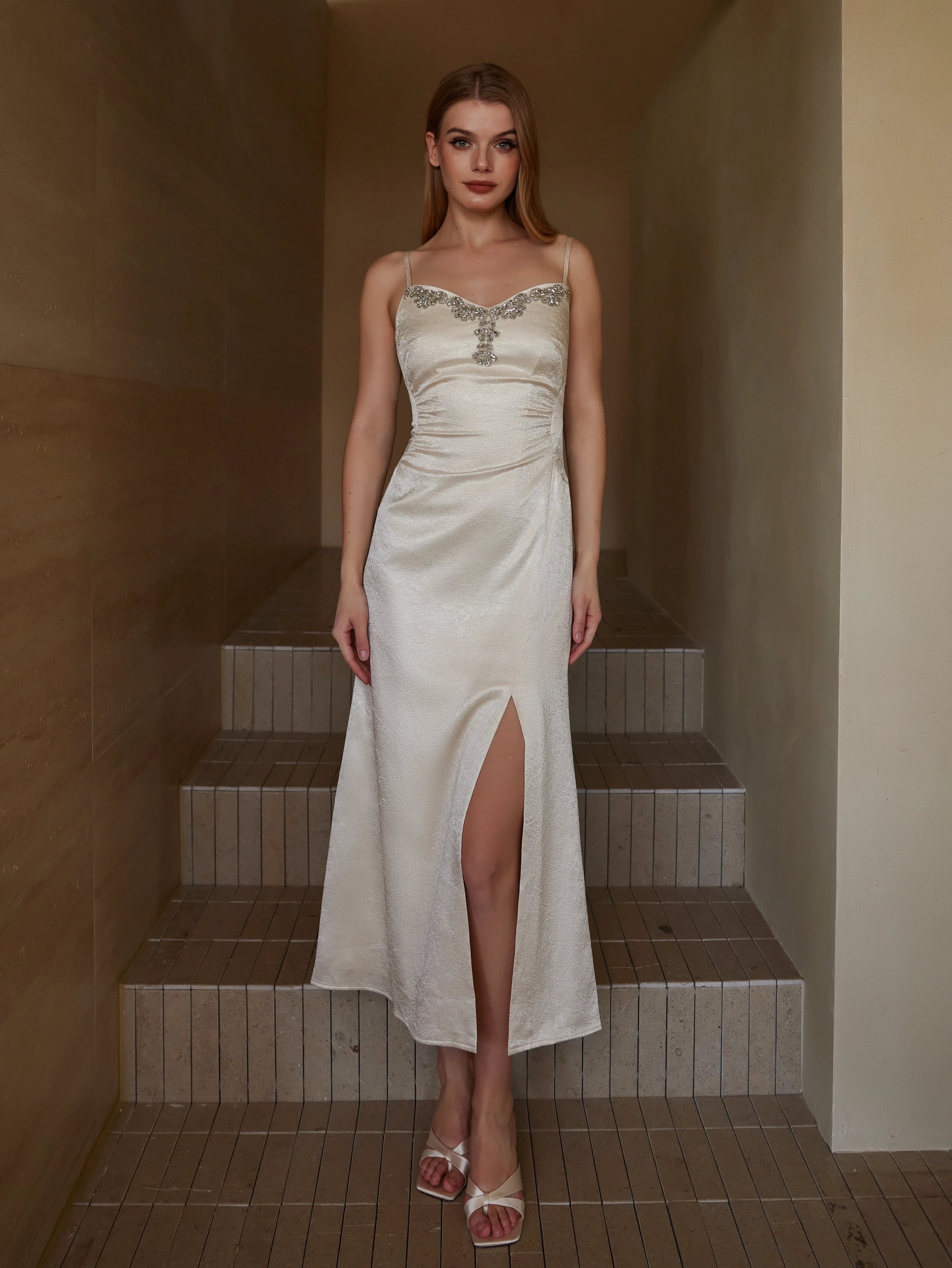 Elegant Satin Gown for Special Occasions