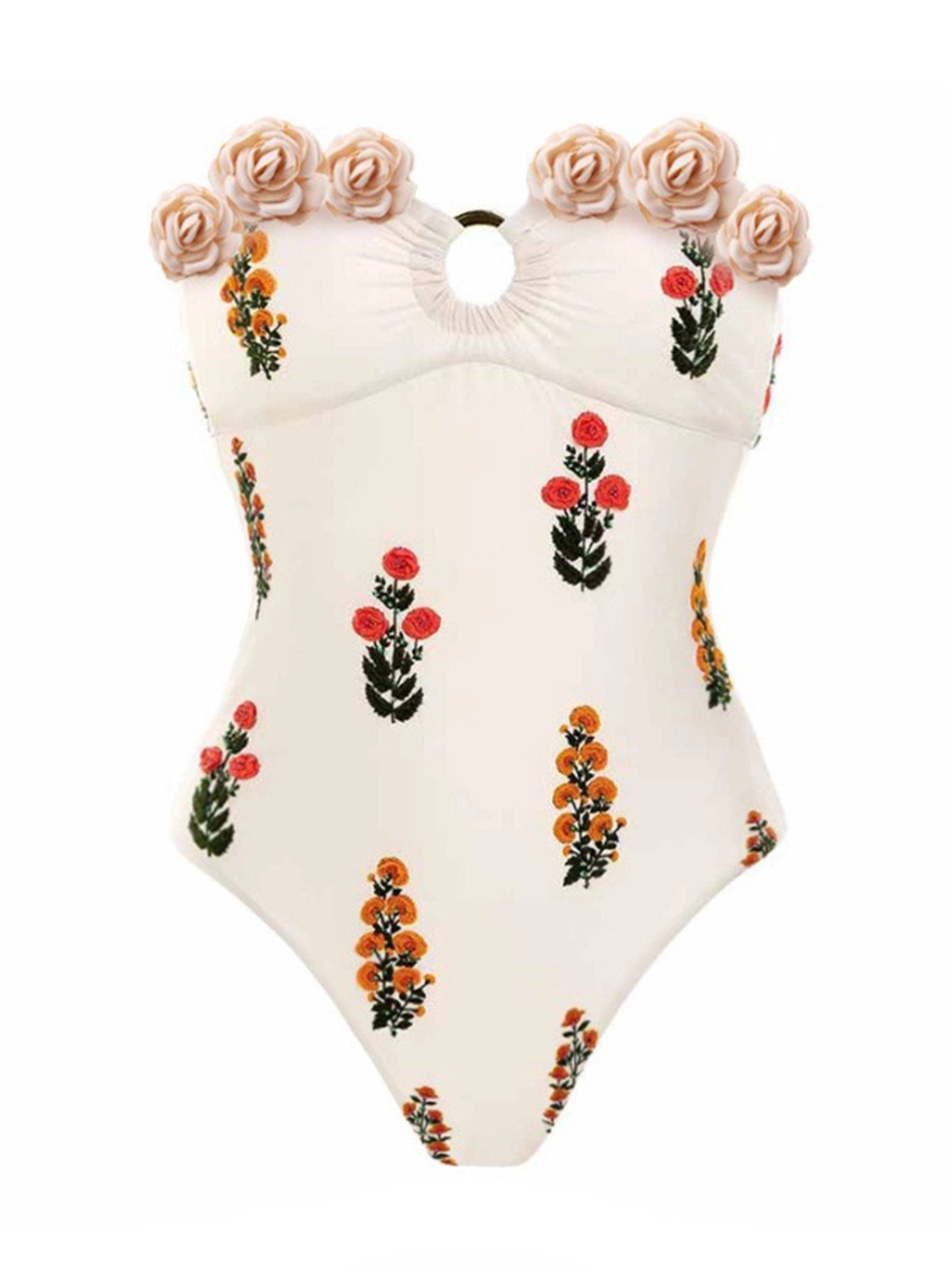 Bandeau Top Floral Swimsuit