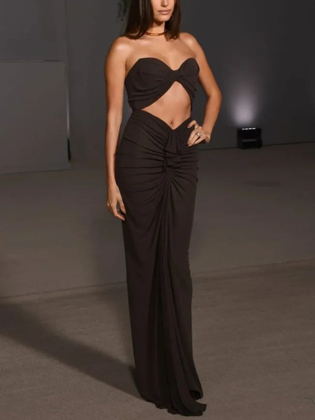 Sexy Belly-baring Tube Top Dress