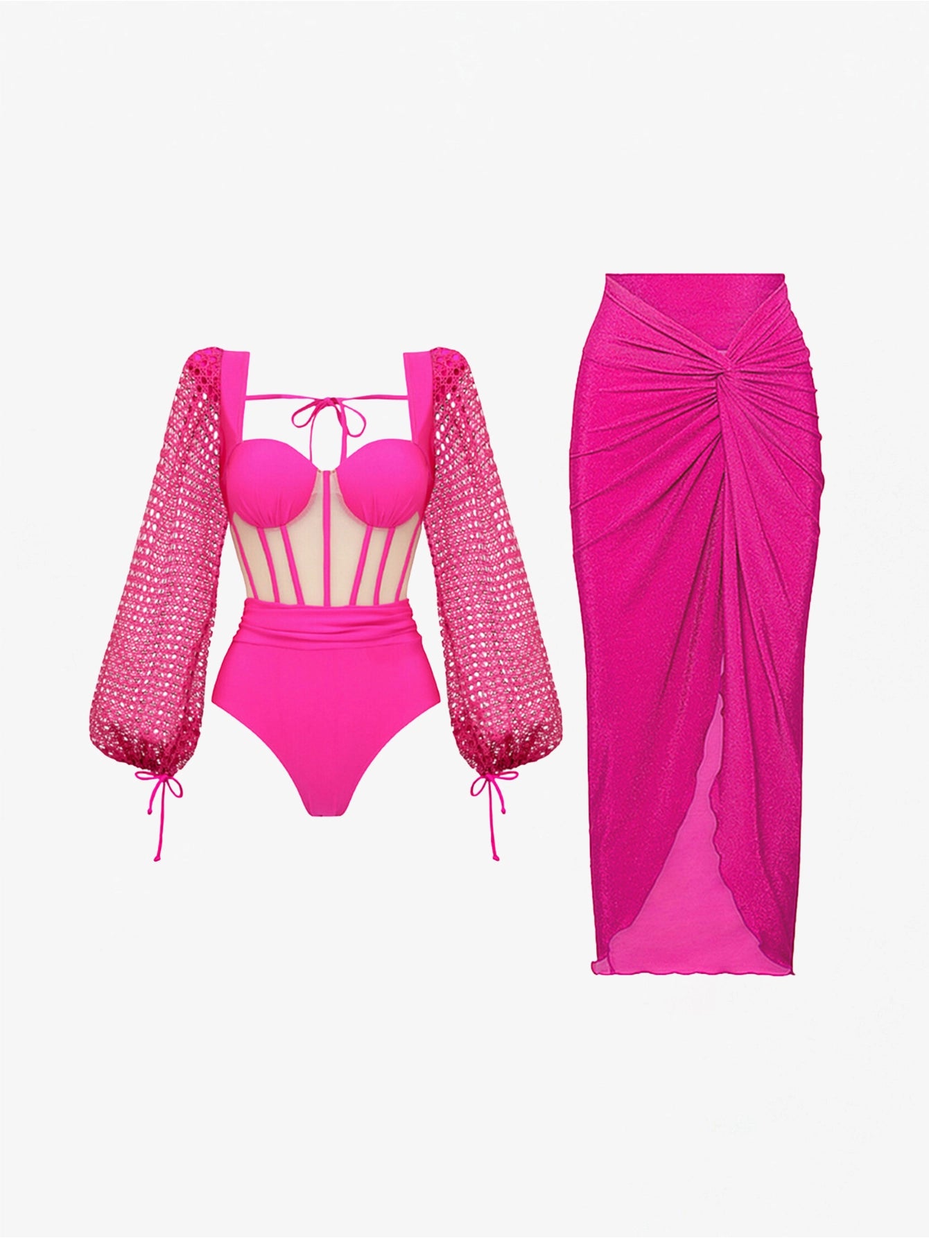 Vibrant  Beachwear  Set