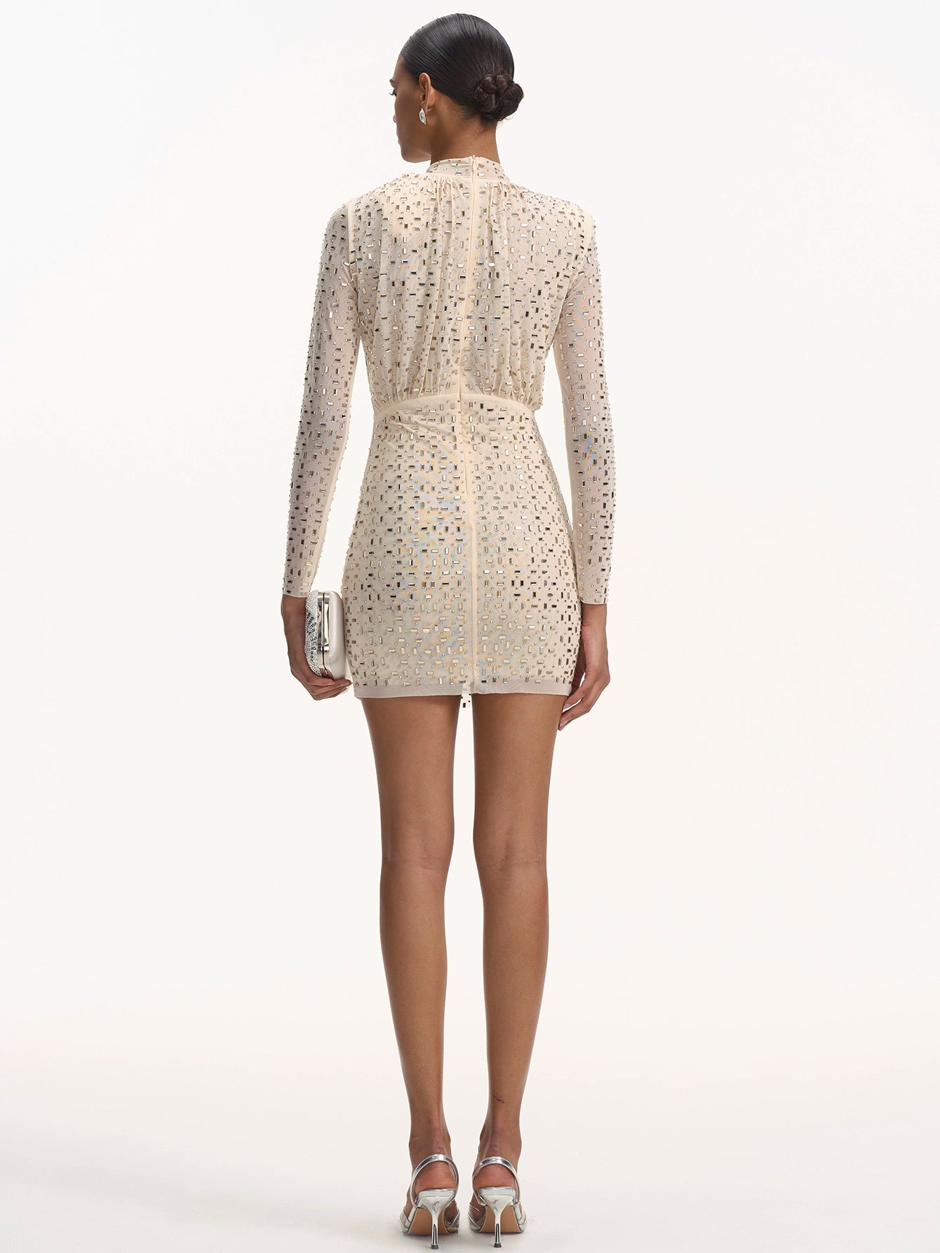 Elegant Sequin Embellished Mini Dress