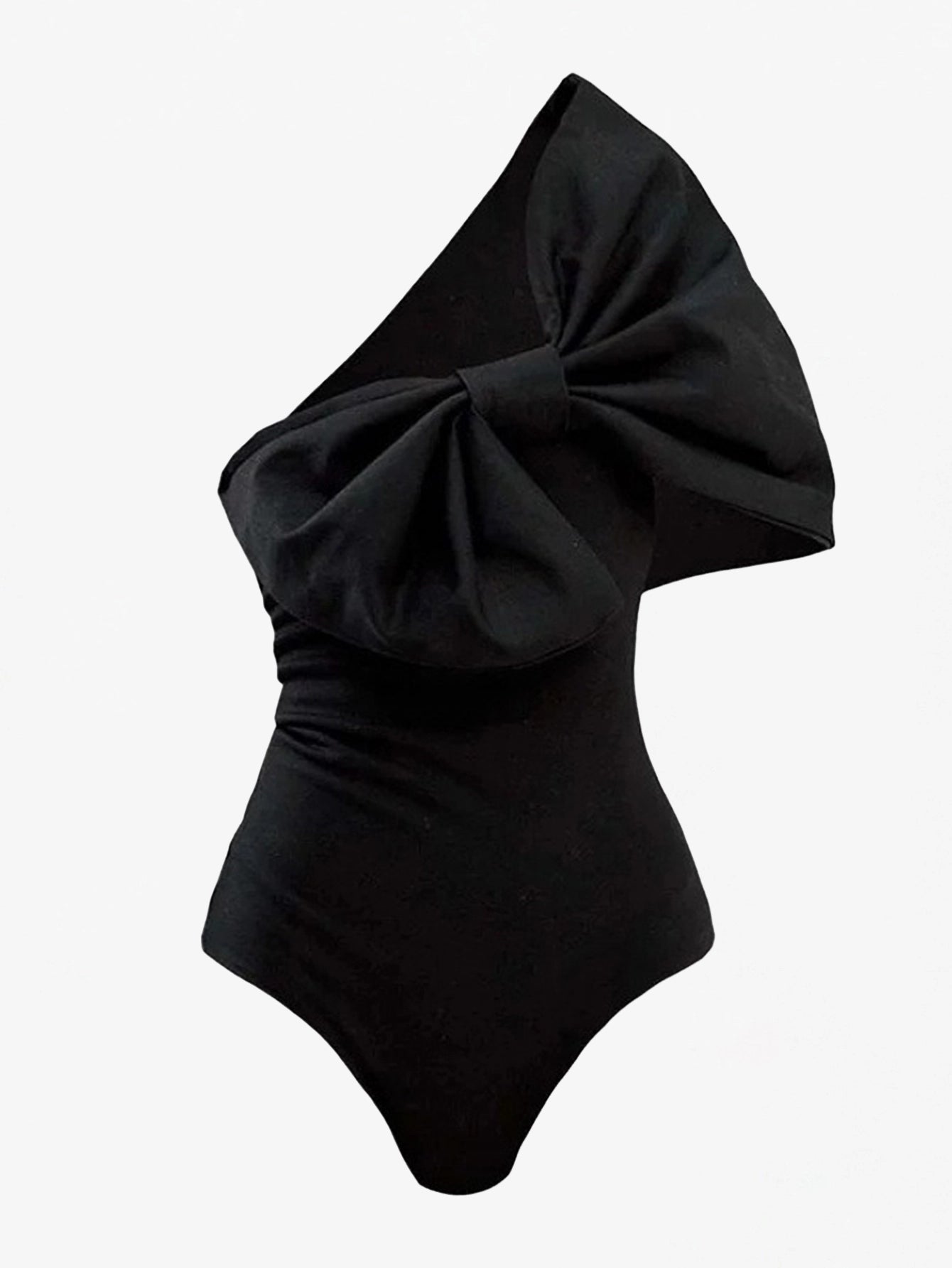 Chic Off-Shoulder Bow Swimsuit