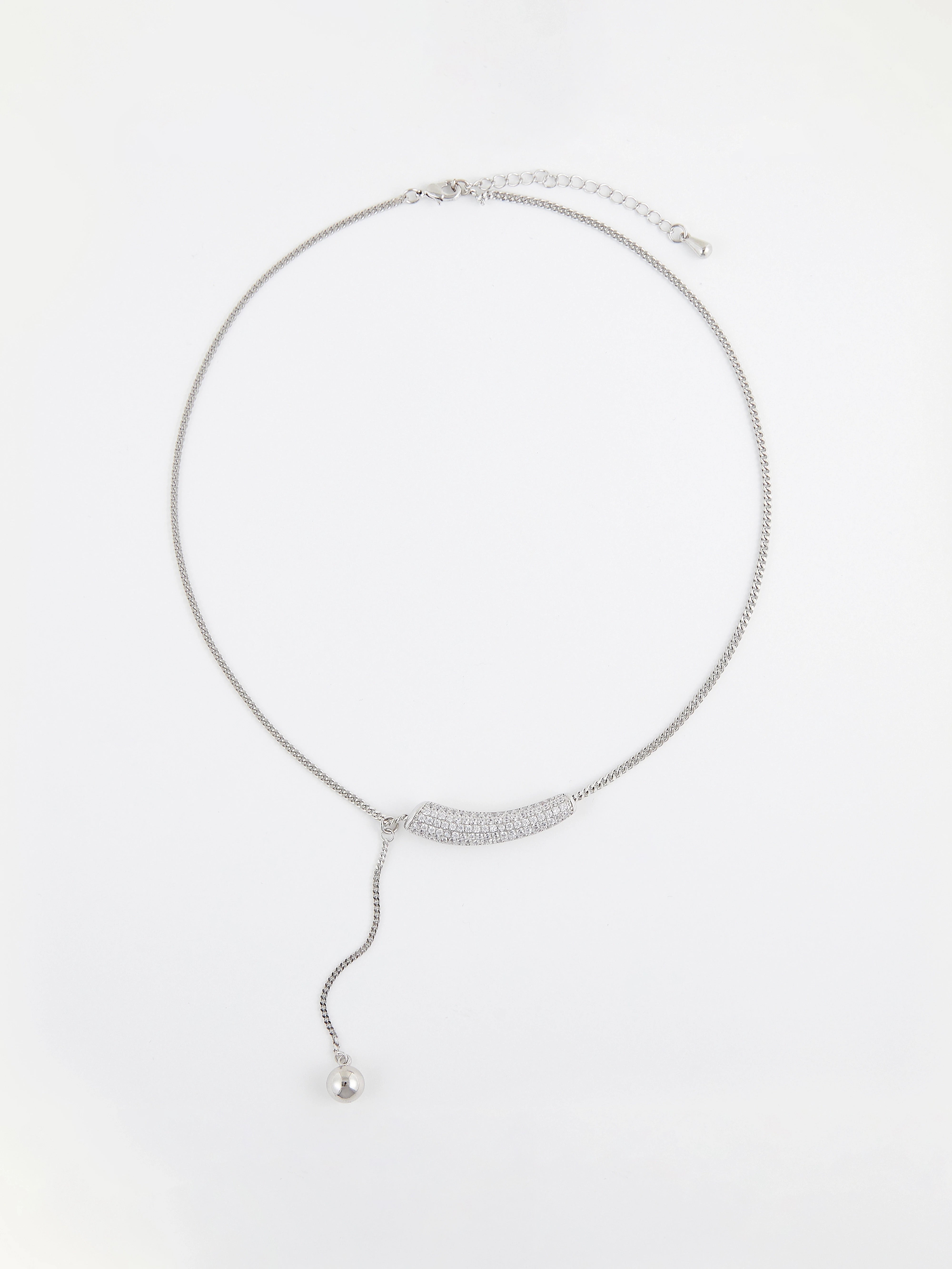 Unique Niche Design Silver Necklace