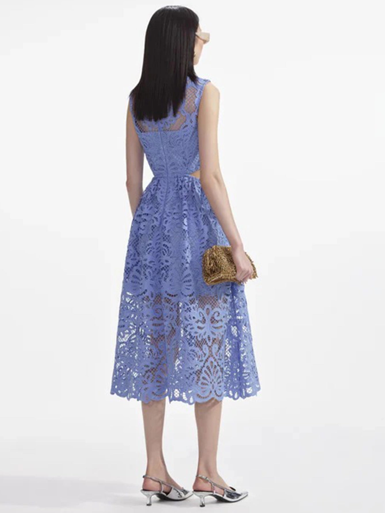 Lace Midi Dress - Perfect for Summer Soirees