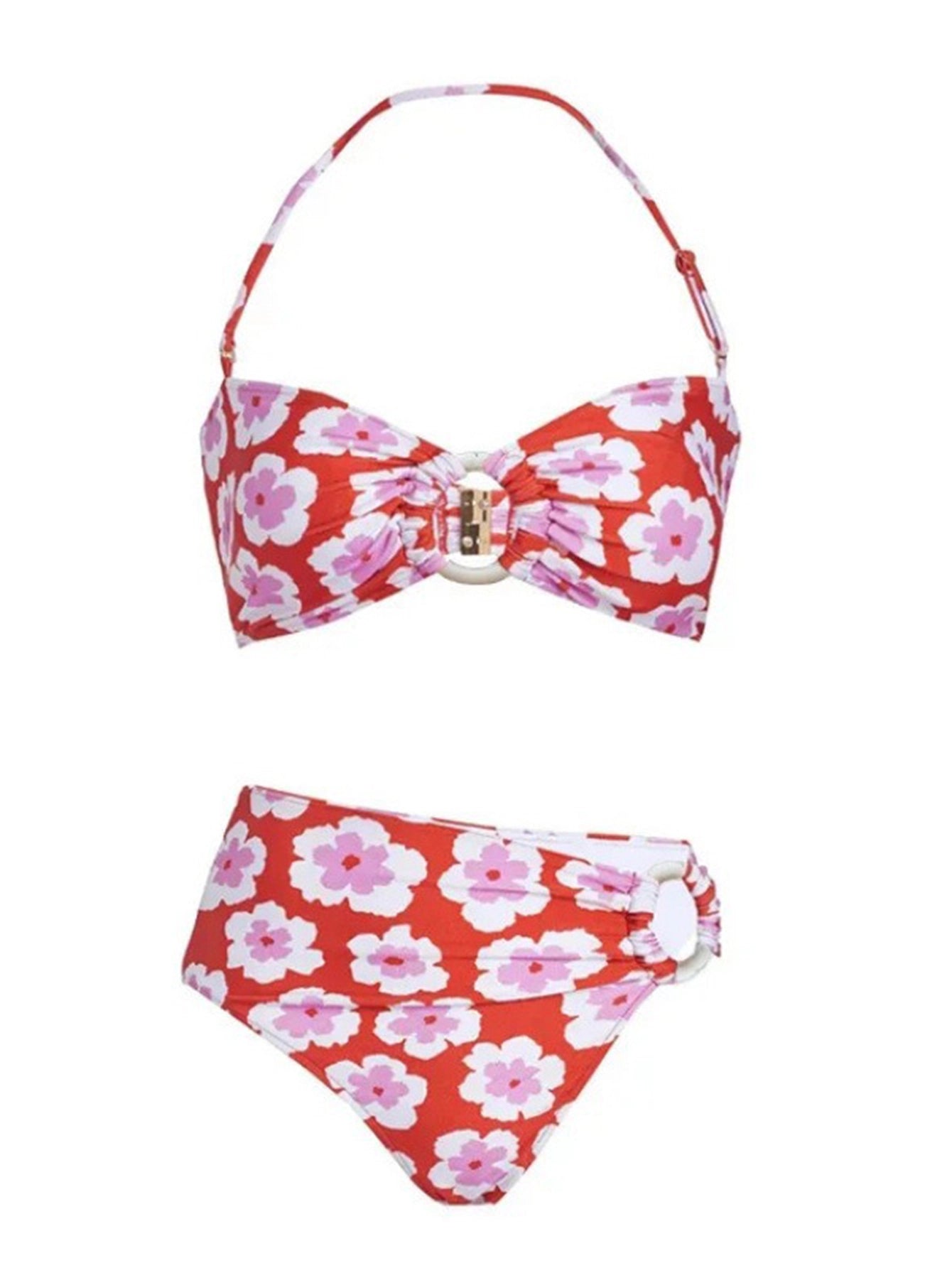 Floral Bandeau Bikini