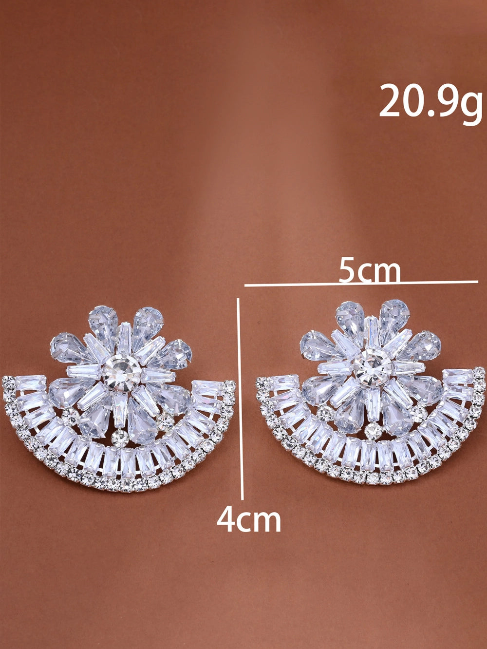 Vintage rhinestone earrings