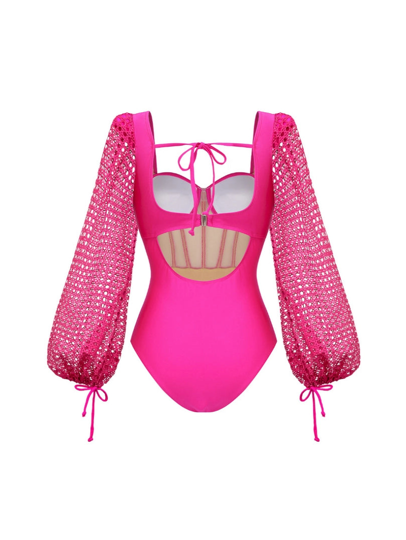 Stylish  Mesh Swimsuit